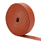 4M Flat Imitation Leather Cord, for Bag Strap Making, Sienna, 25x1.8mm, about 4.37 Yards(4m)/Roll