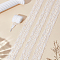 2 Pairs Polyester Lace Shoelaces, Shoe Decorations, White, 1220x29x0.5mm