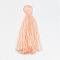 Handmade Polycotton(Polyester Cotton) Tassel Decorations, Pendant Decorations, PeachPuff, 29~35mm