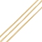 Brass Curb Chains, Long-Lasting Plated, Soldered, with Spool, Cadmium Free & Lead Free, Real 18K Gold Plated, 2.3x2x1mm