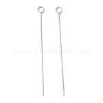 Проушина из нержавеющей стали марки 304, не тускнеющая, цвет нержавеющей стали, 45 мм, отверстие : 2 мм, штифты : 0.7 мм