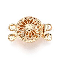 Покрытие стойки цветок латунные застежки для коробок&nbsp;KK-QA183-99G