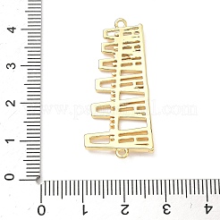 Латунные полые трапециевидные соединительные подвески&nbsp;KK-P345-14G