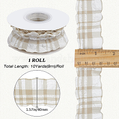 10 м льняной ленты для шитья украшений&nbsp;OCOR-WH20007-03C