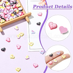 Кабошоны из смолы 100шт 5 цветов&nbsp;MRMJ-CJ0001-31