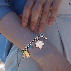 44 шт. 4 стильные осенние подвески из цинкового сплава&nbsp;ENAM-SZ0001-16