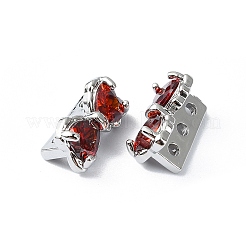 Многожильные звенья из латуни с паве из кубического циркония&nbsp;FIND-Z029-12G