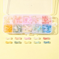 130 шт. 13-цветные градиентные прозрачные акриловые бусины&nbsp;OACR-FS0002-04