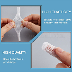 200 шт. PE защитный чехол для кистей для макияжа многоразовый расширяемый сетчатый чехол&nbsp;MRMJ-GF0001-51E