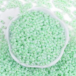 Непрозрачные цвета блестящие стеклянные бусины&nbsp;X1-SEED-K010-04C