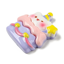 Кабошоны на тему дня рождения из непрозрачной смолы с декодированием&nbsp;CRES-F032-A02