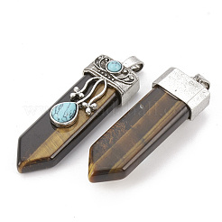 Природных тигровый глаз подвески&nbsp;X-G-S292-05A