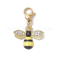 Украшение подвески из эмали из сплава насекомых&nbsp;HJEW-JM02005