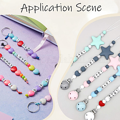 40 шт. акриловые бусины с горизонтальными отверстиями&nbsp;SACR-PA0001-07A