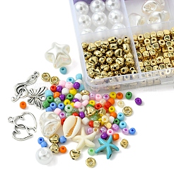 Наборы ювелирных украшений из стекла и бисера «сделай сам»&nbsp;DIY-FS0006-90