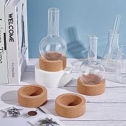 4шт. держатель для круглодонной пробковой колбы&nbsp;AJEW-GA0008-78