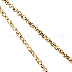 Изготовление браслета-цепочки Rolo из нержавеющей стали 304&nbsp;AJEW-JB01459-01