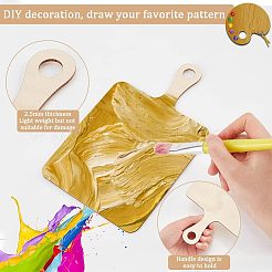 Разделочная доска из самшита с ручкой&nbsp;AJEW-WH0250-91