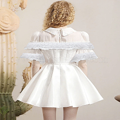 2 м двойной полиэстеровой кружевной отделки для пришивания украшений&nbsp;OCOR-LP0002-36