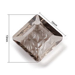 Подвески из тисненого стекла со стразами&nbsp;GLAA-J101-03A-001SA