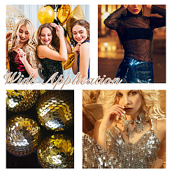 12000 шт. 12-х цветные ПВХ-бусины с пайетками&nbsp;PVC-DC0001-05