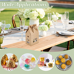 Подарочные коробки из бумаги в форме домика&nbsp;LS-CON-WH0001-43B-02