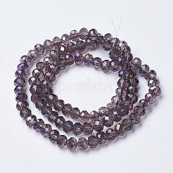 Гальванизируйте прозрачное стекло бисер нитей&nbsp;EGLA-A034-T8mm-F09