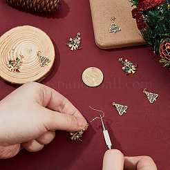 8 шт. 2 стиля латунные подвески с цирконием&nbsp;KK-FH0008-18