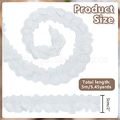 5 м хлопчатобумажной вышивки с отделкой складками&nbsp;OCOR-AR0002-06A