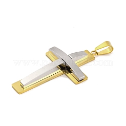 Большие подвески из нержавеющей стали 304 с вакуумным покрытием PVD&nbsp;STAS-Z080-01GP