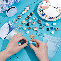 Наборы для самостоятельного изготовления ремешков для держателей визиток&nbsp;DIY-GA0002-87