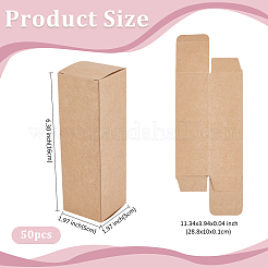 Складные креативные коробки из крафт-бумаги&nbsp;LS-CON-WH0113-01C