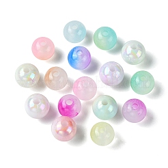 Прозрачные и двухцветные непрозрачные акриловые бусины&nbsp;SACR-FS0001-24