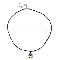 Летние окрашенные в пляж синтетические бирюзовые подвески в виде черепахи&nbsp;NJEW-JN05020