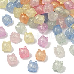 Светящиеся прозрачные акриловые бусины&nbsp;OACR-B031-20