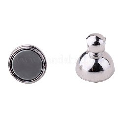 Разноцветные овальные латунные магические магнитные застежки с петлями для изготовления ювелирных изделий&nbsp;KK-PH0012-15-NF