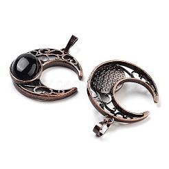 Природные подвески обсидиана&nbsp;G-L602-01R-21