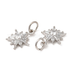 Покрытие стойки латунь микропаве прозрачные кубические циркониевые подвески&nbsp;X-KK-Z026-06P