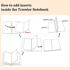 3 шт. блокноты формата А5&nbsp;AJEW-CP0009-80B