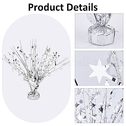 8шт ПЭ звезда украшение для центрального стола&nbsp;AJEW-DC0003-51A