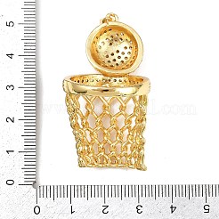 Латунные микро проложить кубического циркония подвески&nbsp;KK-S526-10G-E