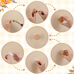 8 шт. 2-х стилистический деревянный крючок для одежды&nbsp;AJEW-AR0005-34