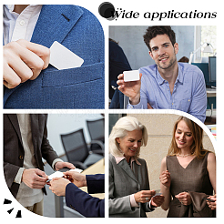 100 лист 2-х цветных алюминиевых пустых именных карточек&nbsp;DIY-WR0003-56