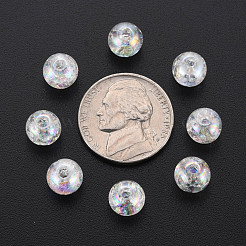 Прозрачных бусин акриловые треск&nbsp;MACR-S373-66-L06