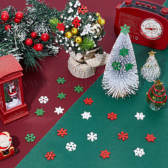 2 пакетик рождественских деревянных кабошонов&nbsp;WOOD-UN0001-32