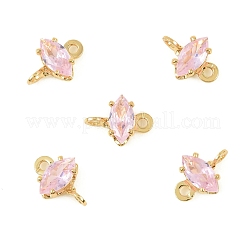 Латунные подвески-коннекторы в виде конского глаза&nbsp;KK-P347-03G