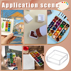 300шт пластиковые пустые емкости для акварели&nbsp;AJEW-PH0006-37