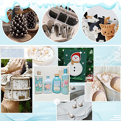 3492шт 12 стиля имитация жемчуга акриловые бусины&nbsp;OACR-PH0004-13