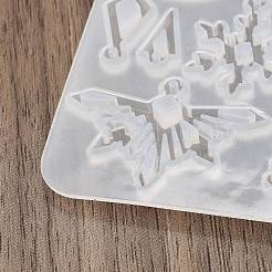 Серия снежинок diy силиконовые украшения подвесные Молды&nbsp;SIMO-R012-03B
