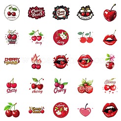 50 шт. бумажные наклейки с изображением вишни&nbsp;LS-STIC-C012-15